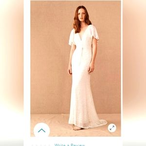 New w/tag 0Anthropology Jenny Yo Lorimer Wedding Dress